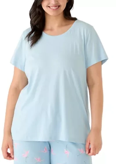 Plus Short Sleeve Sleep T-Shirt