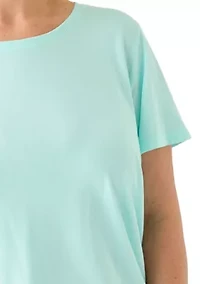 Plus Short Sleeve Sleep T-Shirt