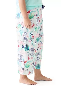 Plus Underwater Wonder Capri Pajama Pants