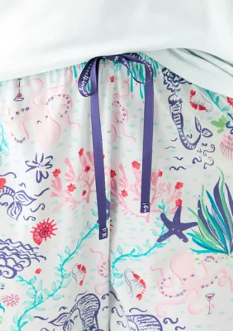 Plus Underwater Wonder Capri Pajama Pants
