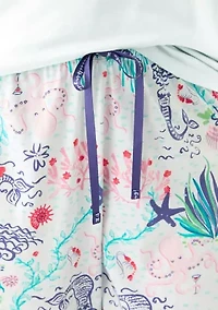 Plus Underwater Wonder Capri Pajama Pants