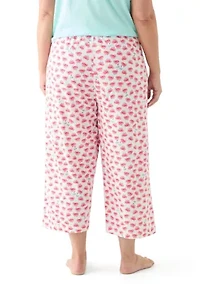 Plus Cooling Off Crabs Capri Pajama Pants