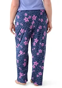 Plus Printed Pajama Pants