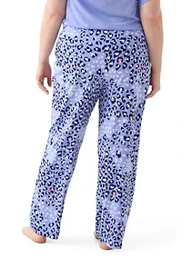 Plus Printed Pajama Pants