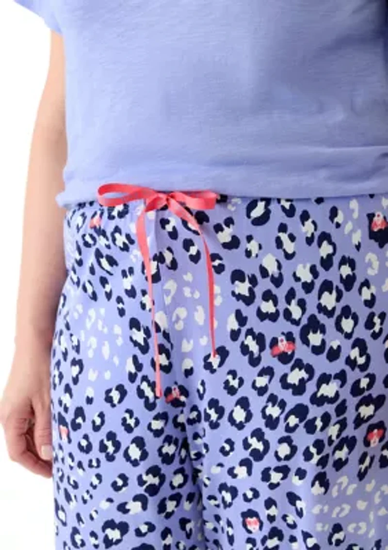 Plus Printed Pajama Pants