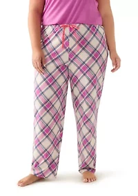 Plus Printed Pajama Pants