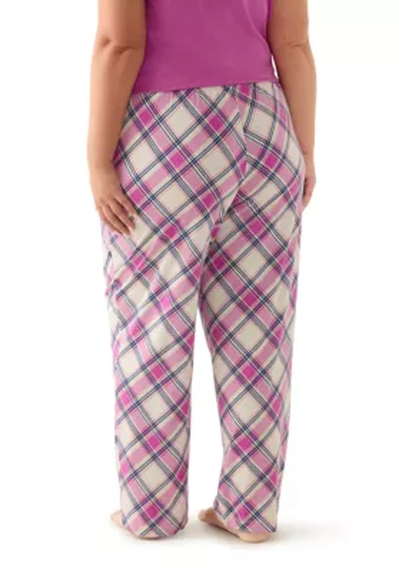 Plus Printed Pajama Pants