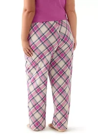 Plus Printed Pajama Pants