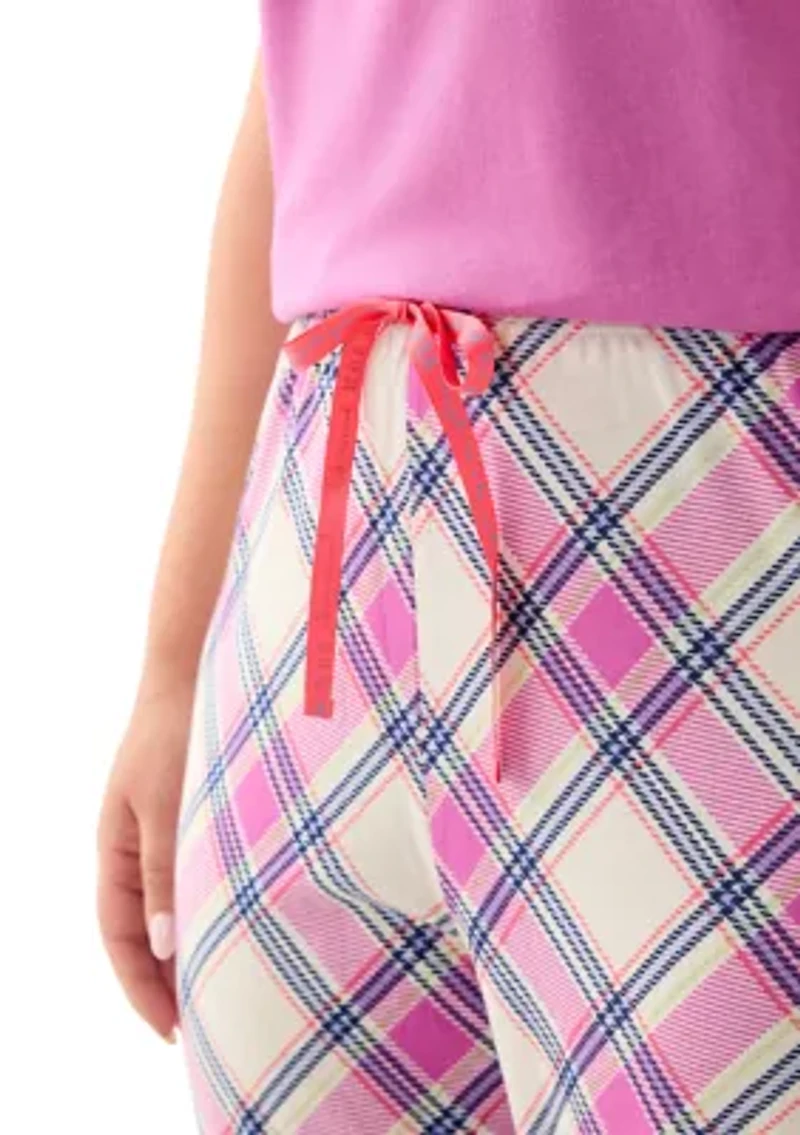 Plus Printed Pajama Pants
