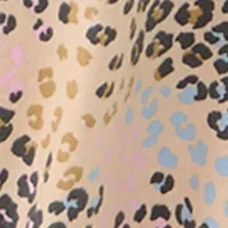 Plus Lazy Leopard Pajama Pants