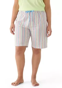 Plus Straight N Narrow Pajama Shorts