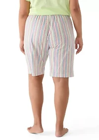 Plus Straight N Narrow Pajama Shorts