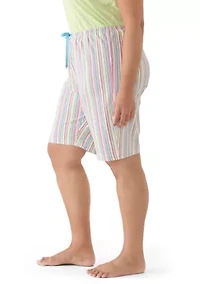 Plus Straight N Narrow Pajama Shorts