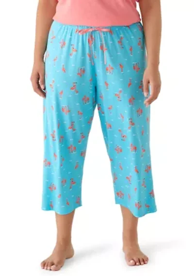 Women's Flamingo Bay Capri Pajama Pants