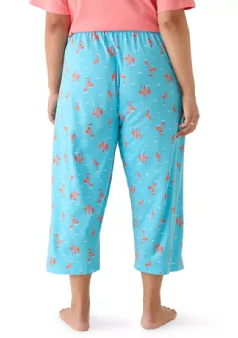 Women's Flamingo Bay Capri Pajama Pants