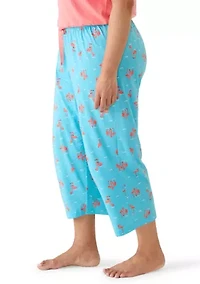 Women's Flamingo Bay Capri Pajama Pants