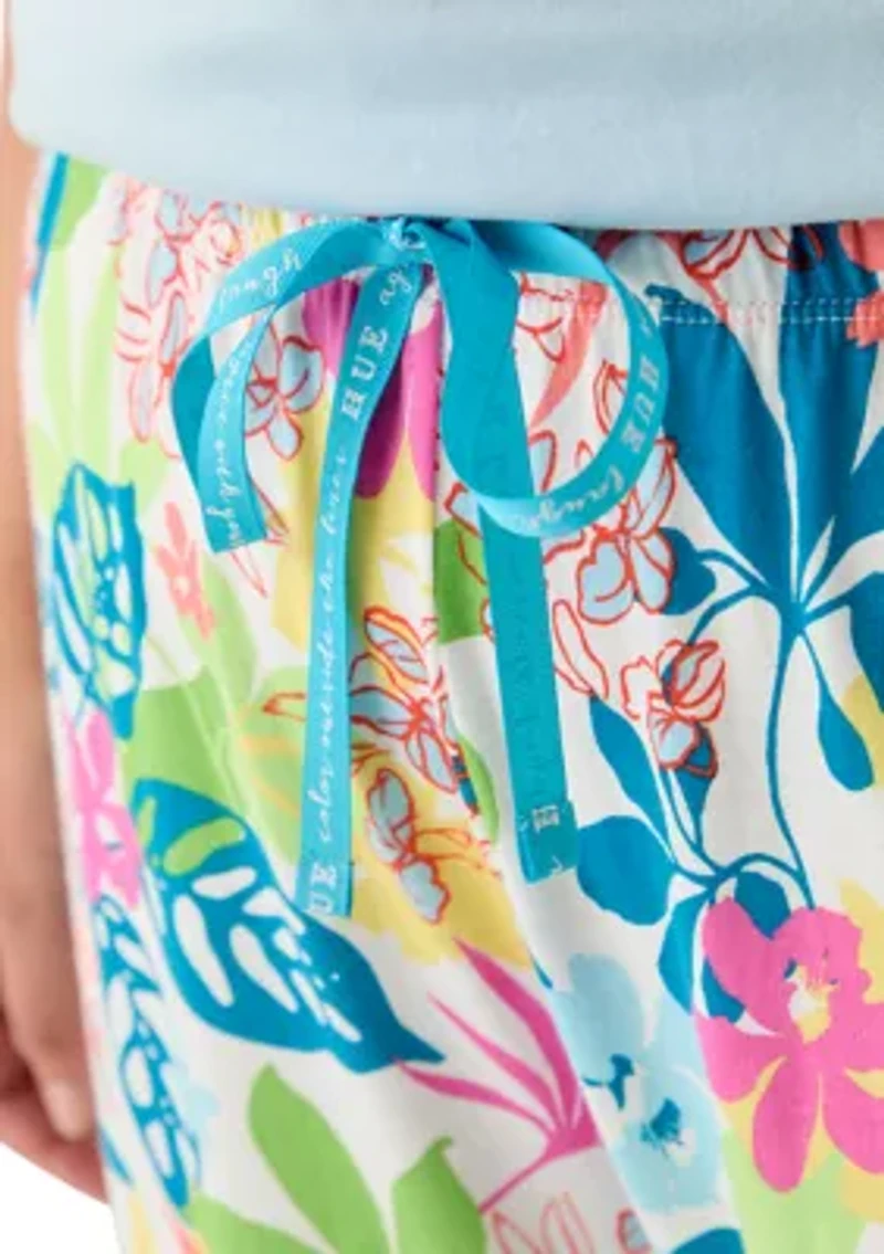 Fun Time Floral Pajama Bermuda Shorts