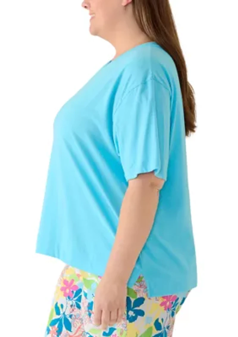 Women's Short Sleeve Boxy Shirt