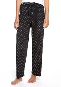 Plus Sleepwell Printed Knit Pajama Pants with Temperature Regulating Technology