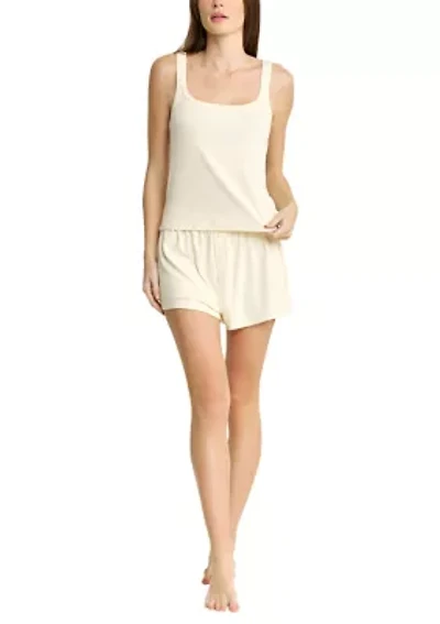 Women's Blissful Tank Shortie Set