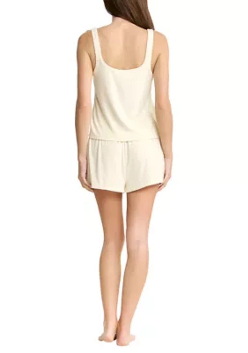 Women's Blissful Tank Shortie Set
