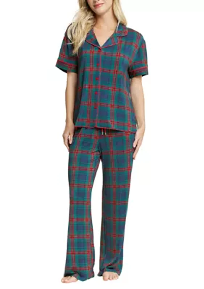 All American Jersey Short Sleeve Pajama Set