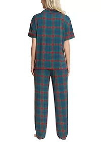 All American Jersey Short Sleeve Pajama Set