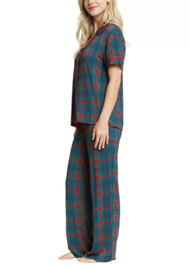 All American Jersey Short Sleeve Pajama Set