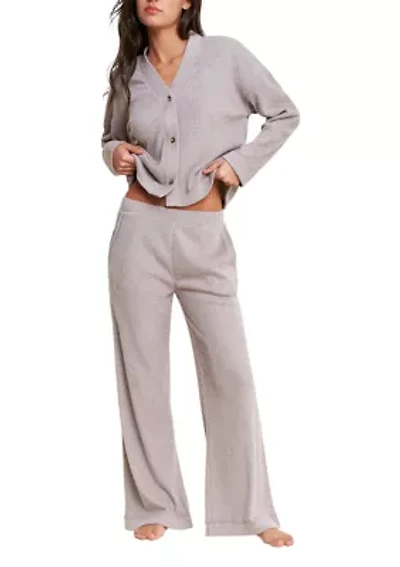 Cozy Up Brushed Rib Cardigan Set