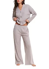 Cozy Up Brushed Rib Cardigan Set