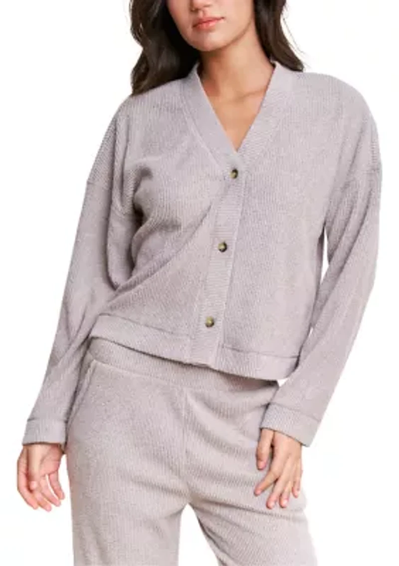Cozy Up Brushed Rib Cardigan Set