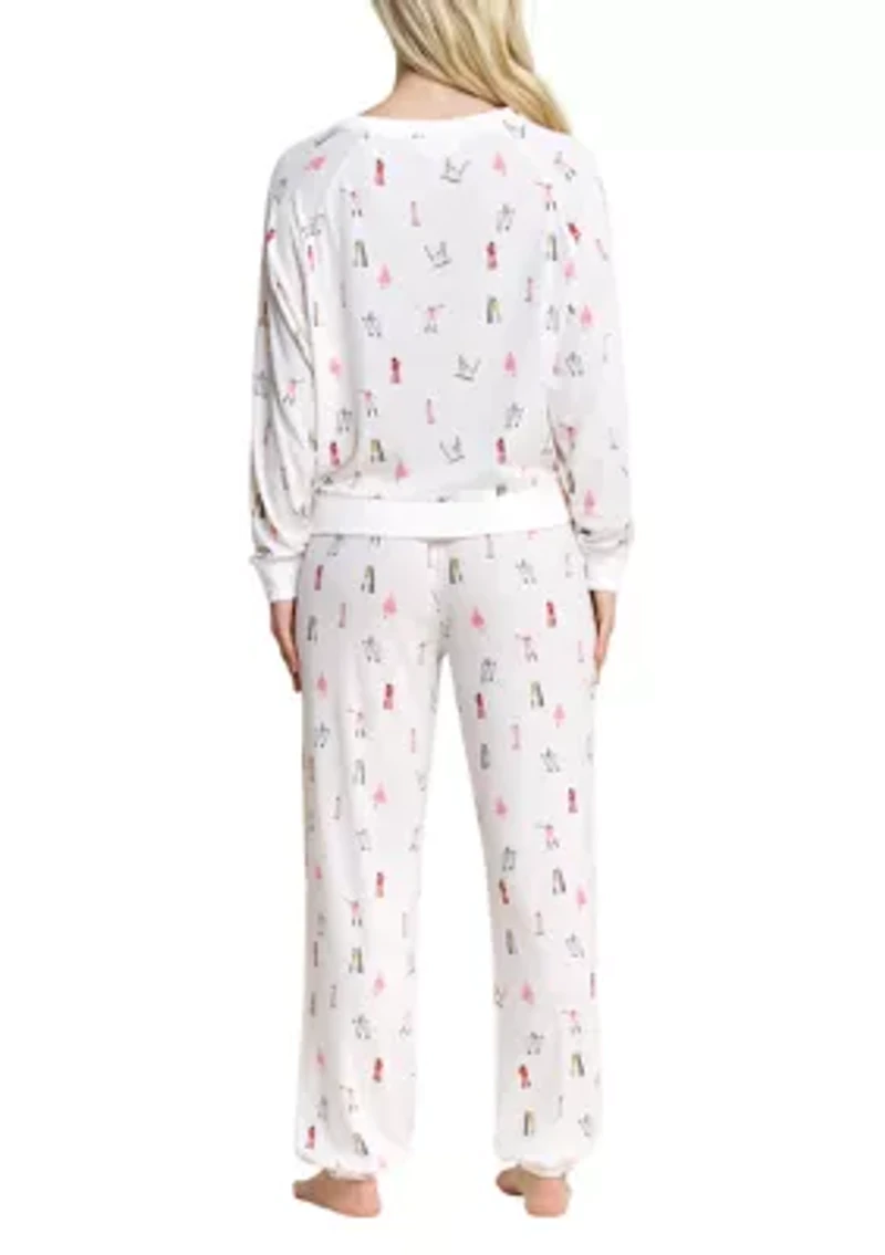 Star Seeker Brushed Jersey Long Set