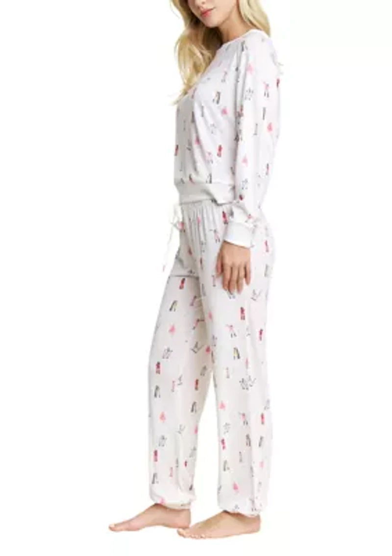 Star Seeker Brushed Jersey Long Set