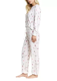 Star Seeker Brushed Jersey Long Set