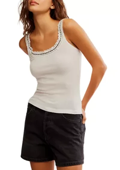 Only You Pointelle Tank Top