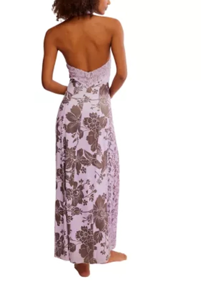 Love You Most Printed Maxi Slip