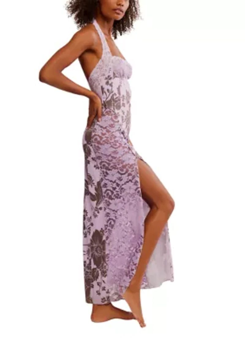 Love You Most Printed Maxi Slip