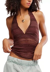 Flirty Frills Halter Top