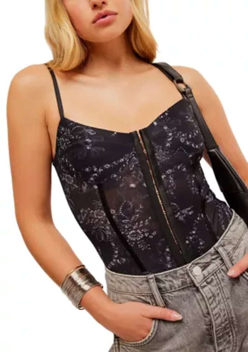 Night Rhythm Printed Bodysuit