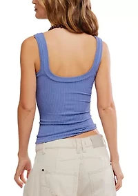 Clean Slate Henley Tank Top