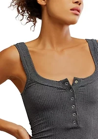 Clean Slate Henley Tank Top