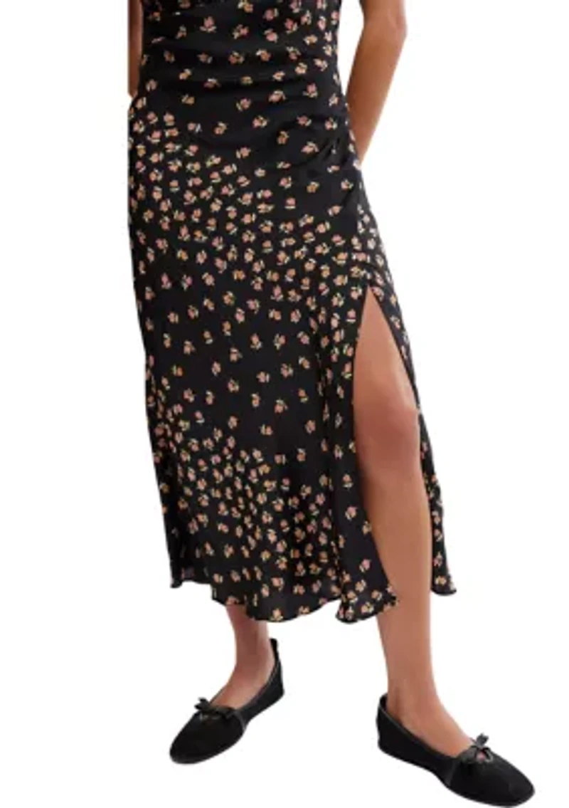 Gossamer Glow Midi Slip Dress