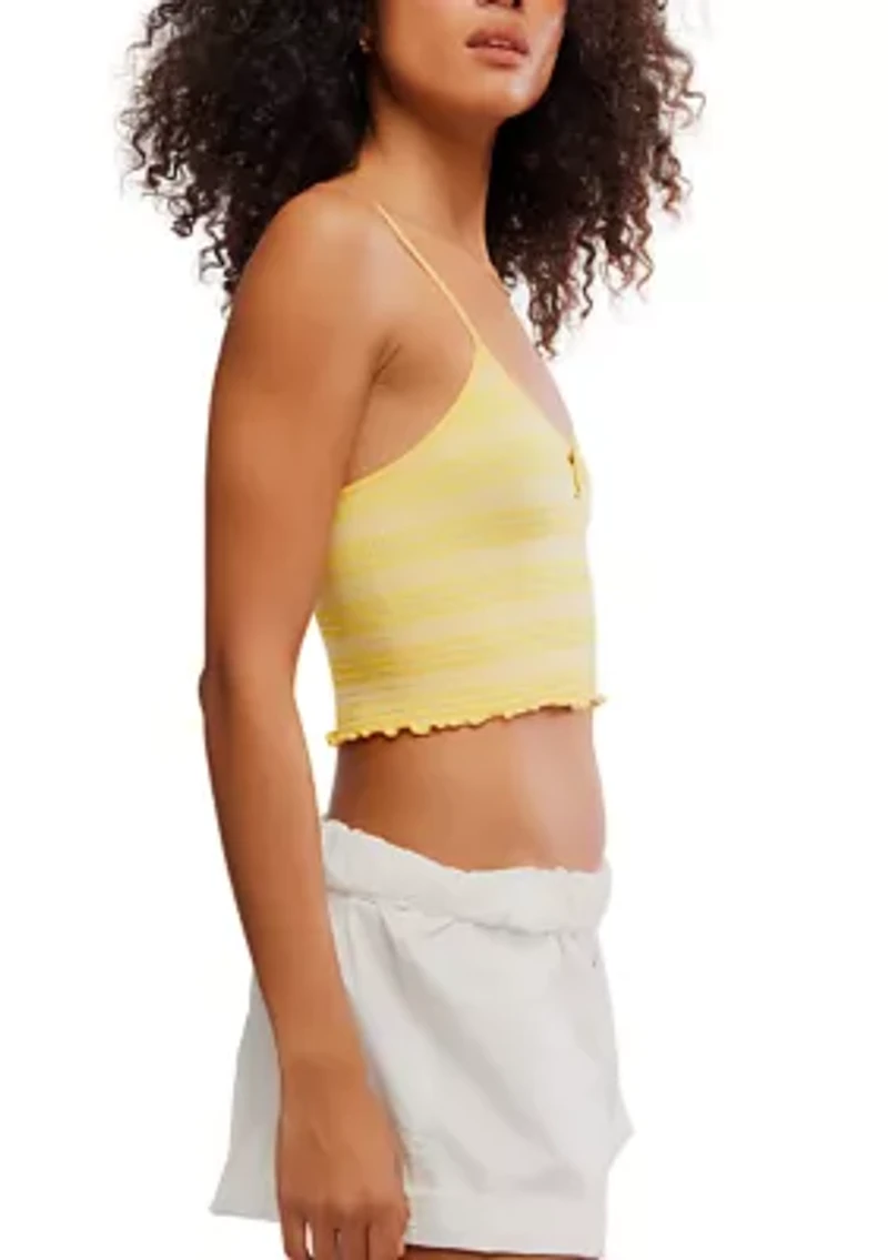 Snap Into It Henley Crop Top