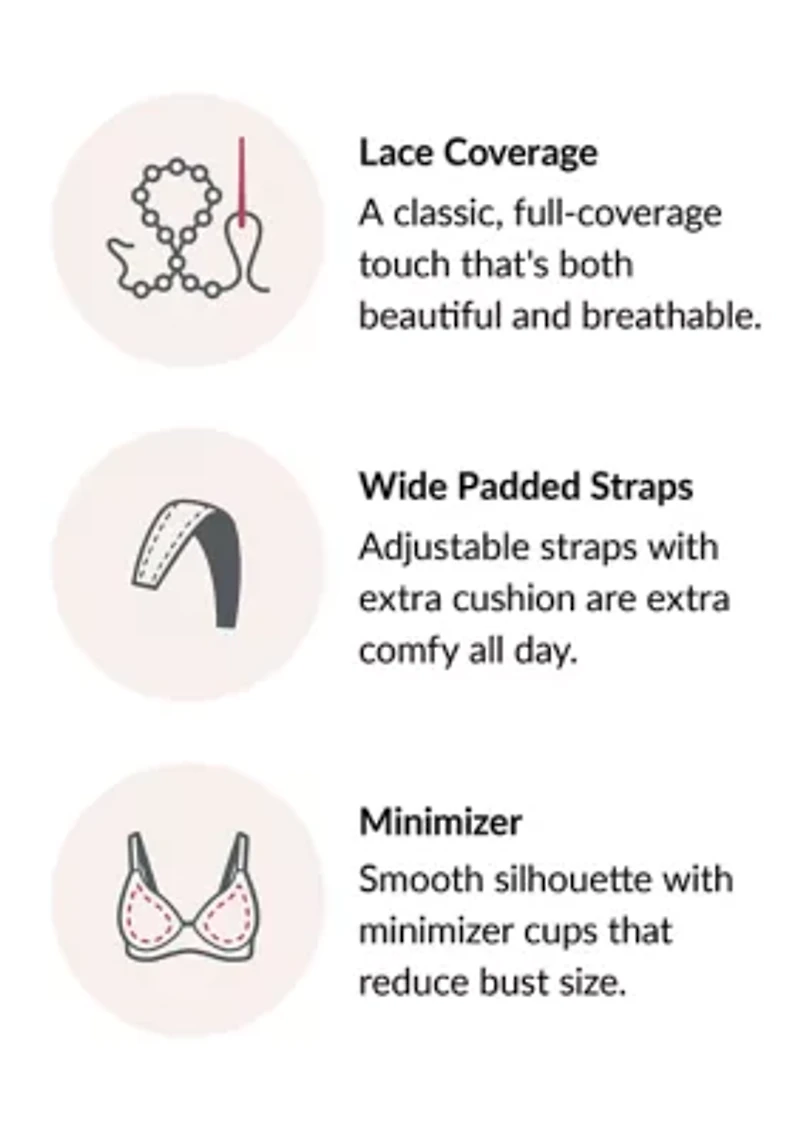 Full Figure Plus MagicLift Minimizer Bra Wirefree #1003