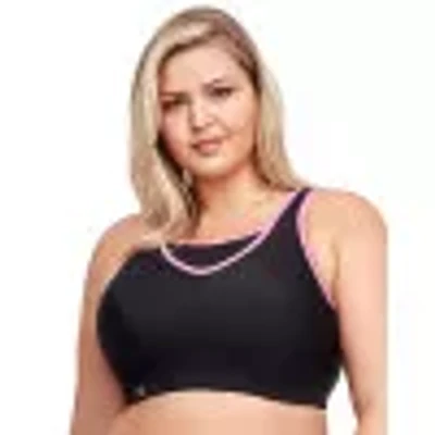 Full Figure Plus No-Bounce Camisole Sports Bra Wirefree #1066