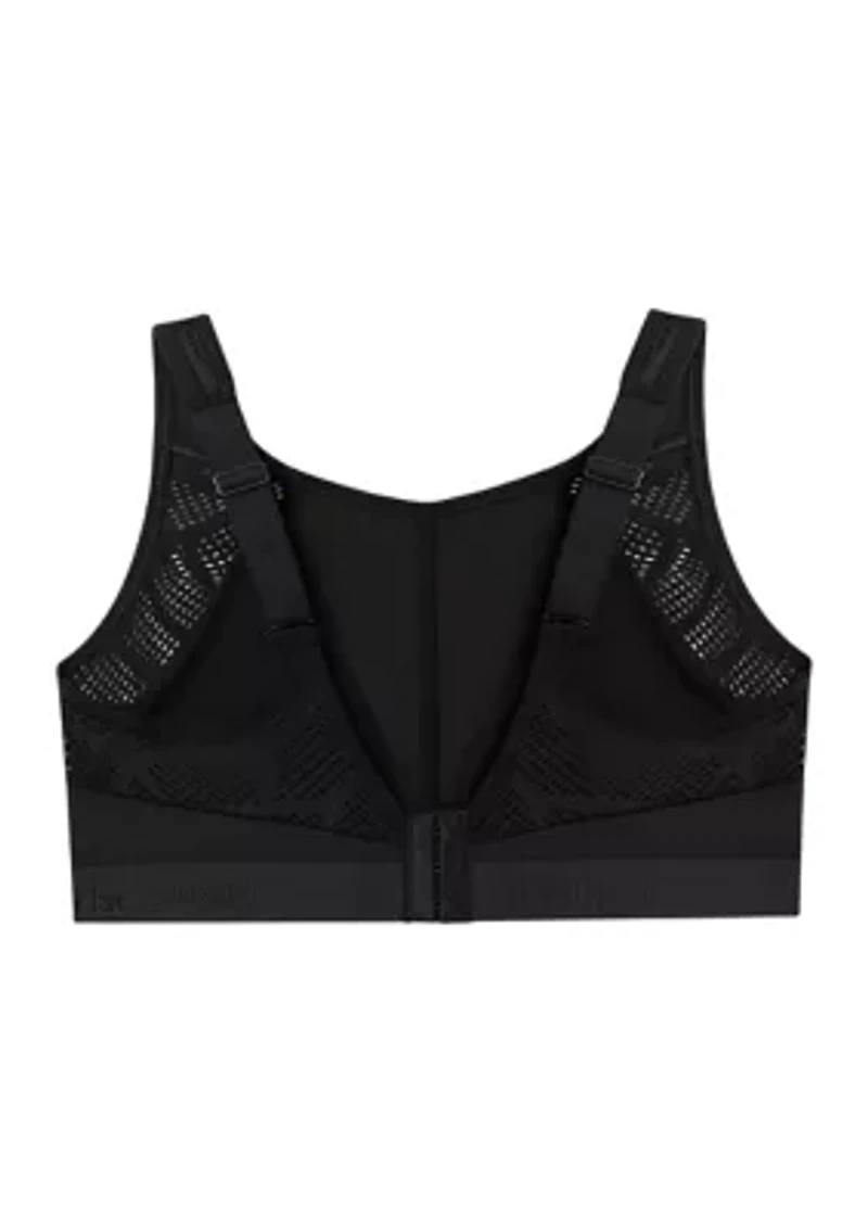 Full Figure Plus No-Sweat Mesh Sports Bra Wirefree #1068