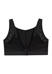Full Figure Plus No-Sweat Mesh Sports Bra Wirefree #1068