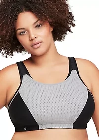 Full Figure Plus Custom Control Sports Bra Wirefree #1166