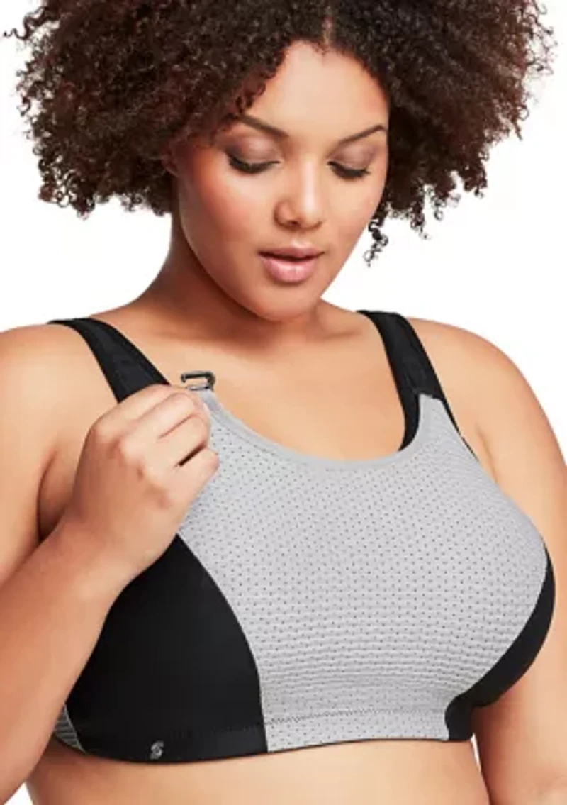 Full Figure Plus Custom Control Sports Bra Wirefree #1166