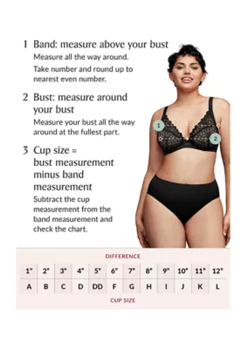 Full Figure Plus Custom Control Sports Bra Wirefree #1166
